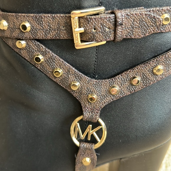 Michael Kors Preston studded leather boots - Picture 5 of 7